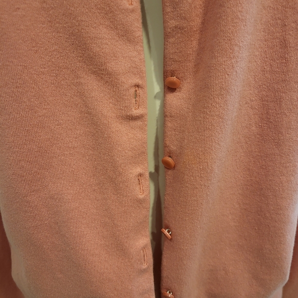 Talbots Peach Pima Cotton Sweater - Picture 1 of 6